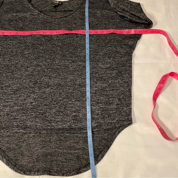 STREETWEAR SOCIETY WOMEN’S HEATHER BLACK LONG SLEEVE TOP SIZE MEDIUM - Picture 5 of 8